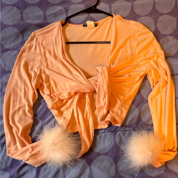 💕🌸Pink Tie Top🌸💕 - Picture 2 of 3